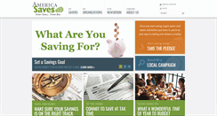 Desktop Screenshot of americasaves.org