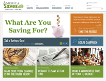 Tablet Screenshot of americasaves.org